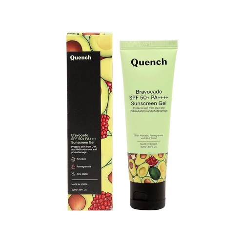 QUENCH Bravocado Sunscreen SPF 50+ PA++++| Korean Sunscreen, 15ml - Picture 5 of 6