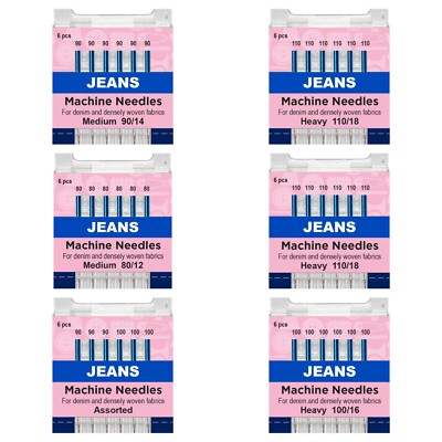 HEMLINE ''JEANS '' MASCHINENNADELN *alle Größen*