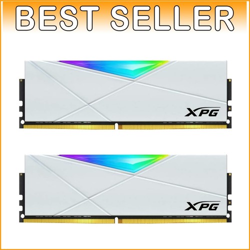 32GB DDR4 3200MHz RGB Desktop RAM - Dual Channel White Heatsink Kit