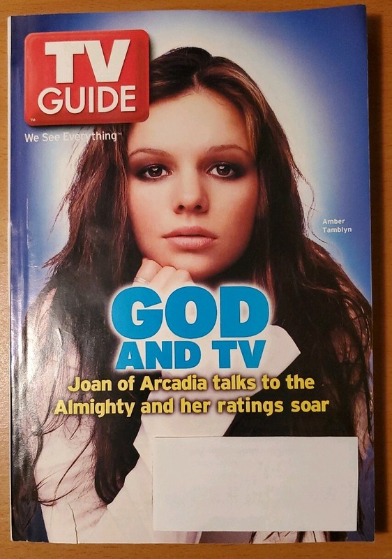 TV GUIDE 24-30 JANUARY 2004 AMBER TAMBLYN "JOAN OF ARCADIA" COVER