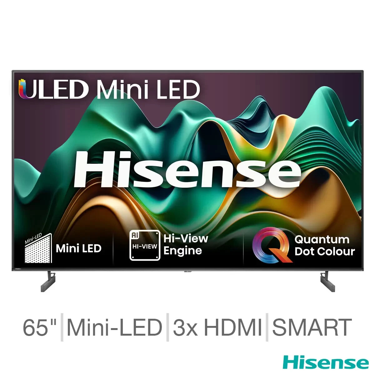 Hisense 65U6NQTUK 65 Inch Mini-LED Freely Smart TV  (SRP £799)