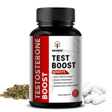 TEST BOOST Max Men Testosterone Strength Build Muscle Power Sex bOOst, 120 CAPS