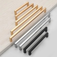 Kitchen Cabinet Handles Stainless Steel Drawer Knobs Wardrobe Handles for Furnit
