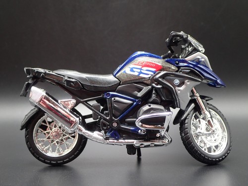 BMW R 1200 GS 2017 SPORTS BIKE MOTORCYCLE 1/18 SCALE DIORAMA DIECAST MODEL BIKE - Picture 4 of 8