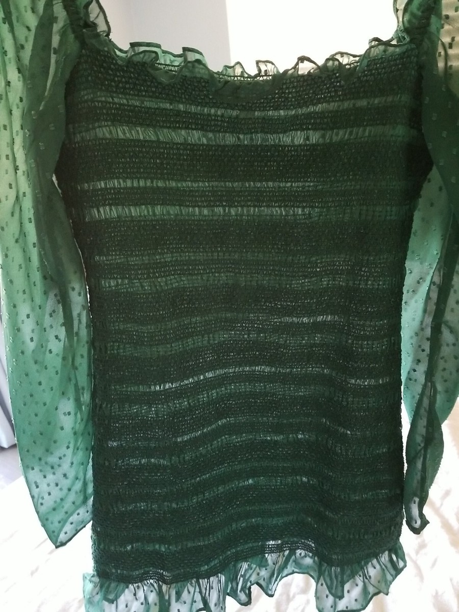green emerald velvet dress Green Polka Dot Pleated Maxi Dress – v o g l i o main image 1
