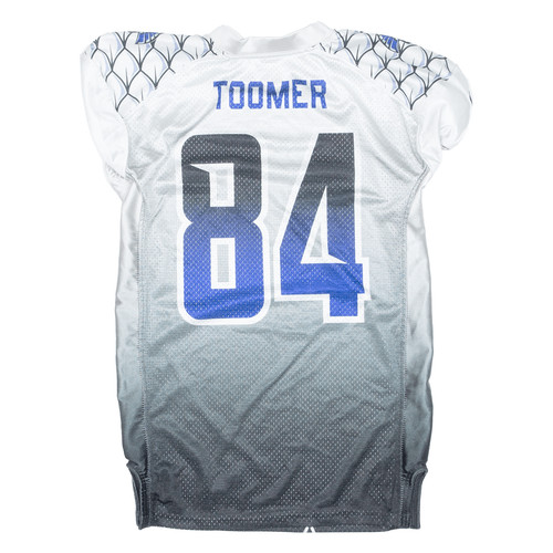 BOOMBAH Spartans Toomer 84 Boys Jersey Grey USA V-Neck L - Picture 3 of 6