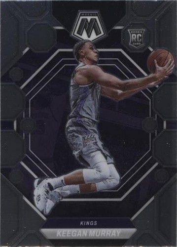 2023-24 Panini Mosaic Green Fluorescent Mosaic /10 Keegan Murray