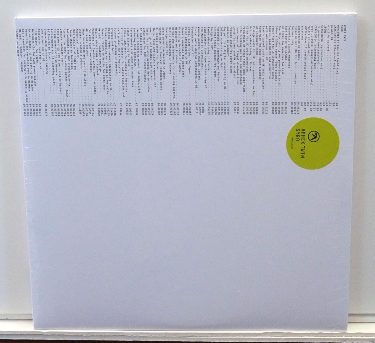 洋楽 SYRO/APHEX TWIN LP Aphex Twin - Syro (Vinyl 3LP) - Music Direct