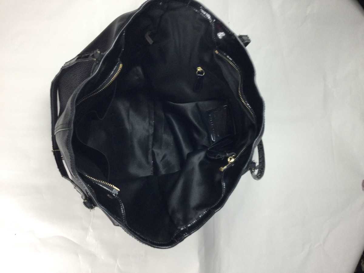 COACH ブラック COACH】コーチ スムースカーフレザー シグネチャー 型押し ミニ