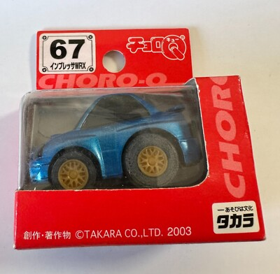 #ad Choro Q SALE TAKARA STD 67 SUBARU IMPREZA WRX Metallic Blue STANDARD No.67 NIB $24.99