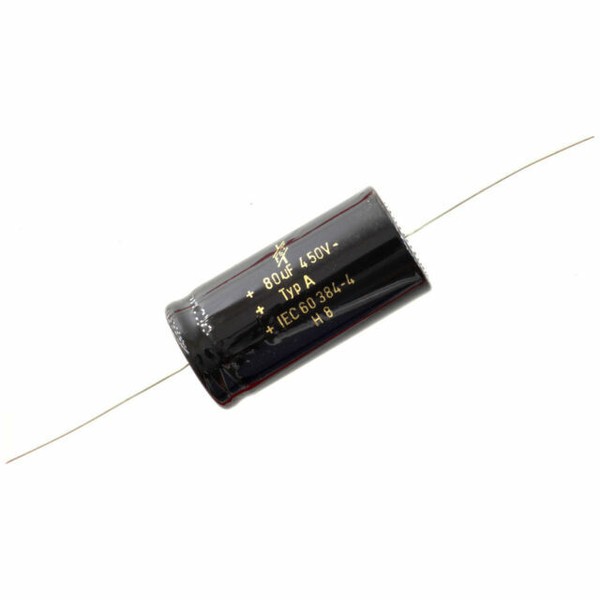 F&t 80uf 450v Axial Electrolytic Capacitor Tube Amp for sale online eBay