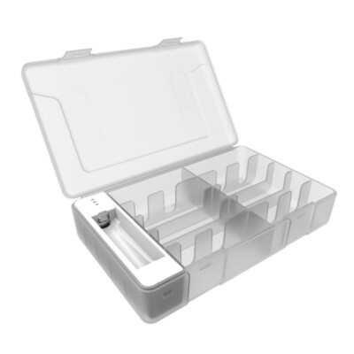 Battery Box For Double/Trible A Organizers Clear Holder With 20/28 Capacity