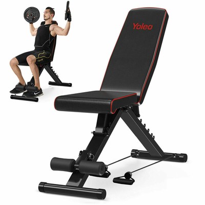 Training Weight Bench Adjustable Flat Incline Decline Workout Fitness Exercise Ebay