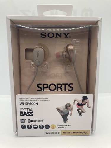 Sony WI-SP600N Wireless Noise-Canceling In-Ear Sports Headphones -  Pink-Rose | eBay