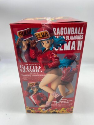 Dragon Ball GLITTER & GLAMOROUS Bulma II Red Color Figure from
