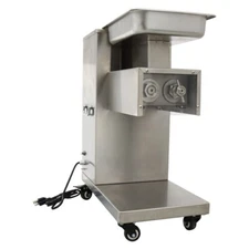 TECHTONGDA QE 8mm Electric Meat Cutter Stainless Steel Blade 500kg Output Slicer