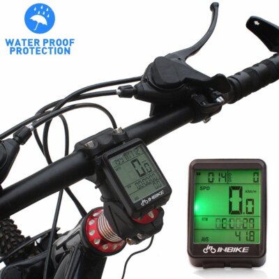 LCD Funk Fahrradcomputer Tachometer Kabellos Fahrrad Radfahren Kilometerzähler