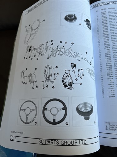 austin healey book bn1-bj8 parts and accessories 1953-1968 by sc parts extensive - Picture 5 of 5