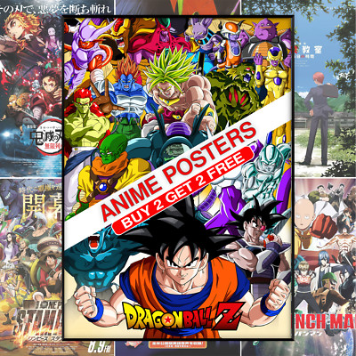 Anime Manga Poster Wandbild Film Druck Bild Spiel Geschenk A4 A3