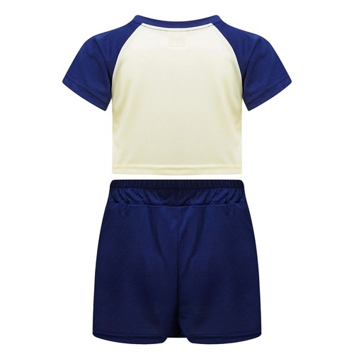 Girls Boys Set Letter Print Clothes Two-Piece Outfit Tennis Shorts Golf Casual - Picture 9 of 25