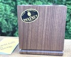 Lasercraft Wood Pencil Holder Laser Engraved Walnut Seascape Design NEW in Box — photo 5