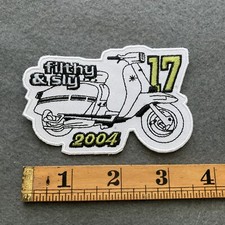 Filthy & Sly 2004 Moped Vespa Scooter Patch D1