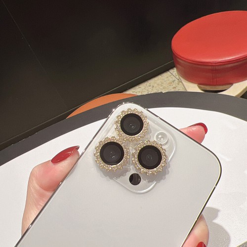 Camera Lens Protector For iPhone 16 Pro Max 15 14 13 12 Glitter Diamond Cam Film - 第 17/20 張圖片