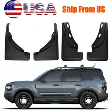 4X For 2021-25 Ford Bronco Sport Splash Guard Fender Mud Flap Guard Mudguards