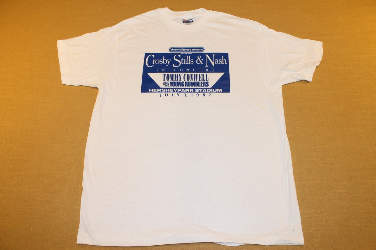 Crosby, Stills & Nash Tシャツ '87年 1987 CROSBY STILLS & NASH* vtg rare rock concert tour t