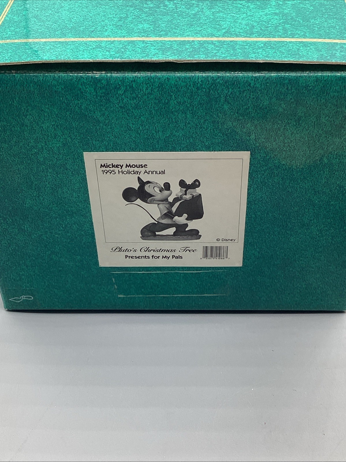 NOS 1995 Pluto’s Christmas Tree Mickey's PRESENTS FOR MY PALS WDCC Walt Disney