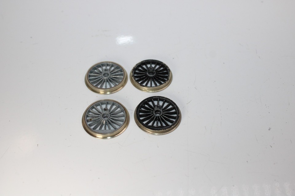 Loco Rims 4mm Romford Loco Driving Wheels 4 x 24mm 18 Spoke - All Insulated | eBay UK