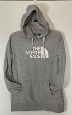 The North Face Women  s Gray Logo Hoodie   Size Medium