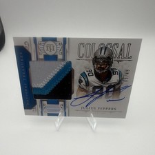 2019 Panini National Treasures Julius Peppers Colossal Auto #CS-JP /49