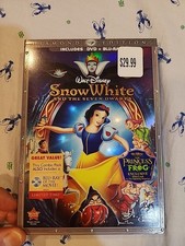 Snow White and the Seven Dwarfs Three-Disc Blu-ray/DVD Combo BD Live w/DV...
