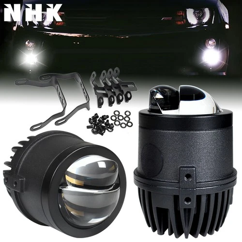 NHK Mini Bi LED Fog Projector Lens 2.0 inch LED Fog Lamp 6000K 100W Universal - product listing photo