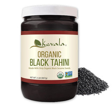 Organic Black Tahini Sesame Paste Spread Gluten Free Vegan Toasted 32 oz 2 lb