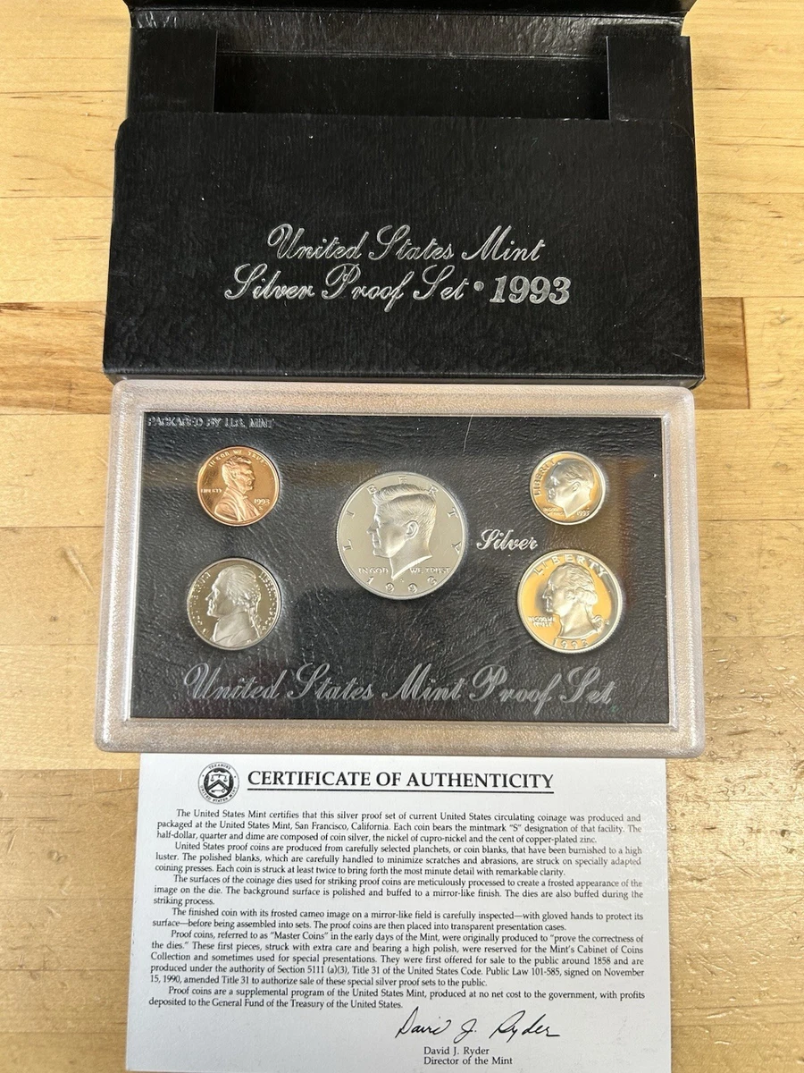 Silver Proof US Coin Proof Sets 1993 for sale | eBay