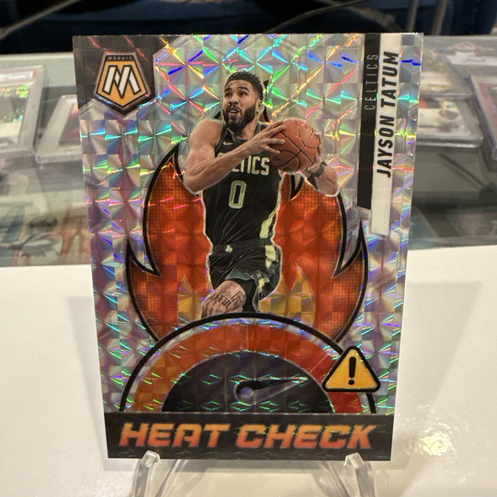 2024-25 Panini Mosaic Jayson Tatum Heat Check Mosaic SP 🔥 Boston Celtics