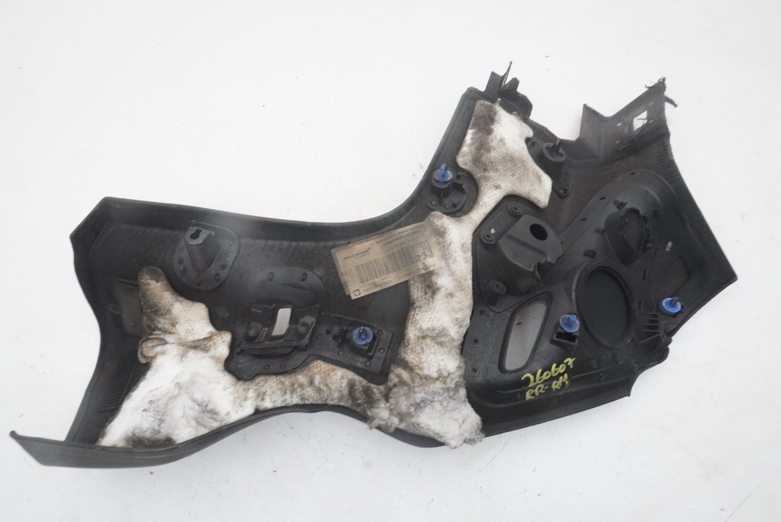 McLaren 750S Spider Right Upper Seat belt trim panel P/N 14NA579SP