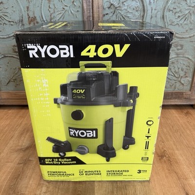 RYOBI 40V 10 Gal. Cordless Wet/Dry Vacuum (Tool Only) BRAND NEW