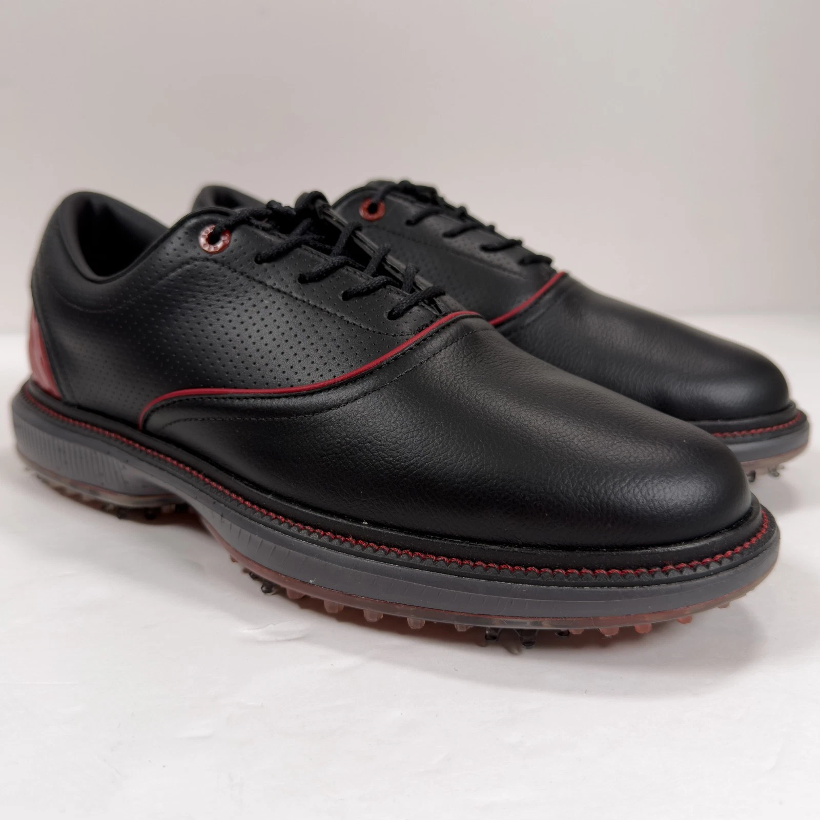 Sun Day Red Pioneer Cypress LE Black Red Golf Shoes Size M 8.5 / W 10 New