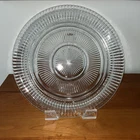 Vintage Anchor Hocking Clear Glass ‘Queen Mary’ 12” Rimmed Sandwich/Cake Platter
