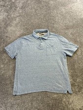 Johnnie-O Hangin' Out Polo Shirt Mens Large Blue