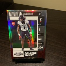 2022 Chronicles Draft Picks - Contenders Optic Ahmad Gardner #25 Silver Prizm 