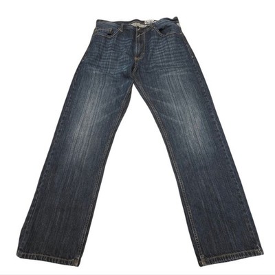 Sean John Dark Blue Relaxed Jeans Size 36