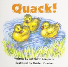 READY READERS, STAGE 1, BOOK 41, QUACK, SINGLE By Modern Curriculum Press *VG+*