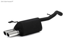 Ulter Sportauspuff Fiat BRAVO 2 2007- 2x70mm rund eingerollt abgeschrägt