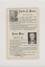 1910s WM Ford Progressive Chautauqua Charles D Warner Horace Mann 0w6