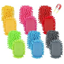 Jspupifip 12 Pcs Microfiber Shag Whiteboard Eraser, Dry Erase Board Eraser