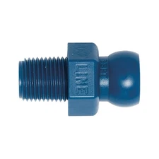 LOC-LINE 41417 BSPT Connector,1/8 In,PK4 6Y665